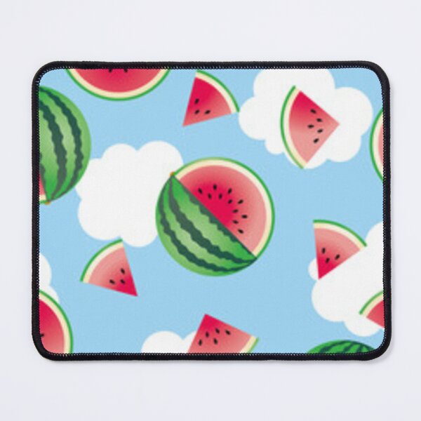 Item preview, Watermelon endless pattern background blue sky designed and sold by Dbanksdesign.