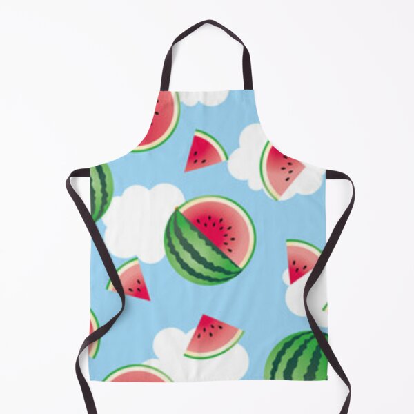 Item preview, Watermelon endless pattern background blue sky designed and sold by Dbanksdesign.