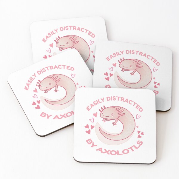 Item preview, EASILY DISTRACTED BY AXOLOTLS designed and sold by Wooden-rack.