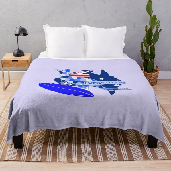 Item preview, Australia kangaroo surf designed and sold by Fundodecoral.
