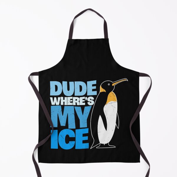 Item preview, Dude Wheres My Ice Funny Penguin Lover Saying designed and sold by KrisSidDesigns.