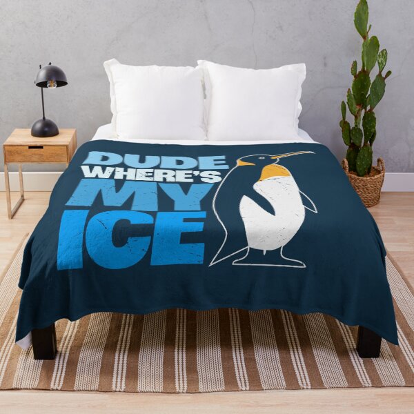 Item preview, Dude Wheres My Ice Funny Penguin Lover Saying designed and sold by KrisSidDesigns.