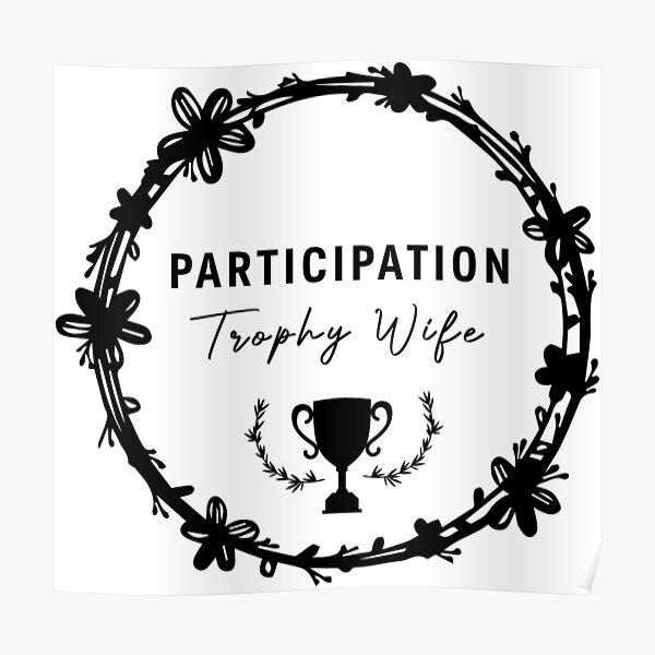 Funny completed cross stitch Participation certificate in frame trophy