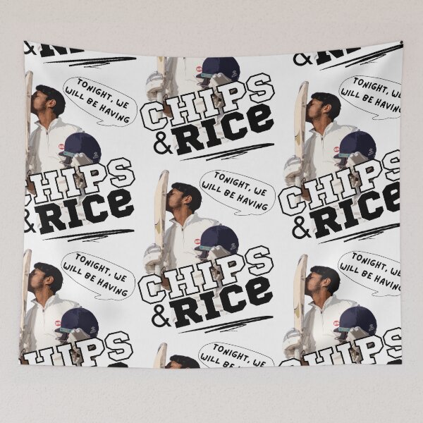 Item preview, Tonight We Will Be Having Chips And Rice Cricket designed and sold by 133DandC.