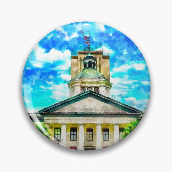 Item preview, The Florida State Capitol in Tallahassee - watercolor painting designed and sold by NickoPrints.