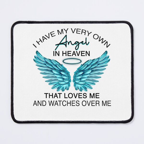 Item preview, I HAVE MY VERY OWN ANGEL IN HEAVEN THAT LOVES ME AND WATCHES OVER ME - My husband is my angel, miss husband, husband's day, father's day designed and sold by GeradoSadow.
