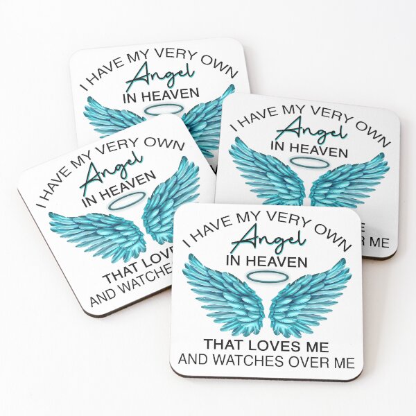 Item preview, I HAVE MY VERY OWN ANGEL IN HEAVEN THAT LOVES ME AND WATCHES OVER ME - My husband is my angel, miss husband, husband's day, father's day designed and sold by GeradoSadow.