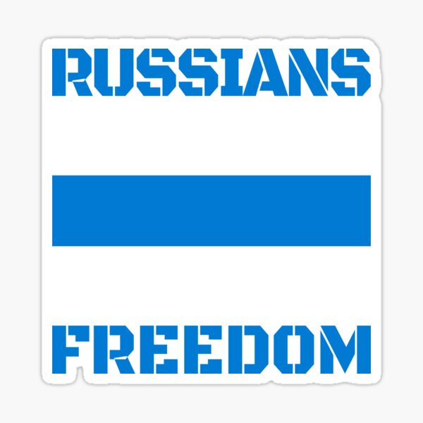 FLAG OF RUSSIA Sticker by Meithyl