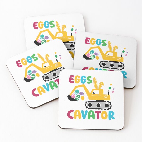 Item preview, EggsCavator Easter Boy Eggs Cavator Funny Excavator designed and sold by clothesy7.