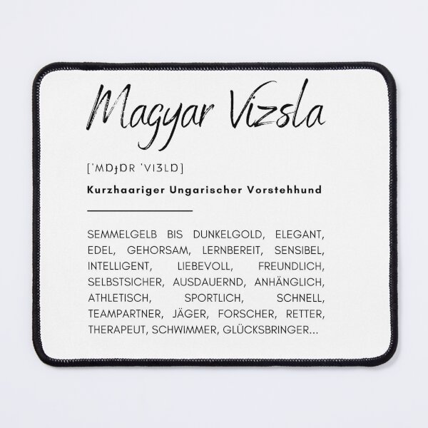 Item preview, Magyar Vizsla - character traits designed and sold by Tapidesign.