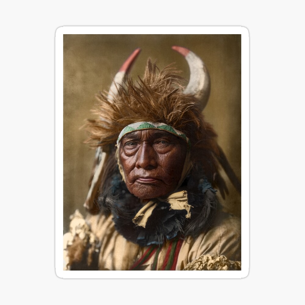 Bull Chief, warrior of the Apsáalooke (Crow Tribe), photographed