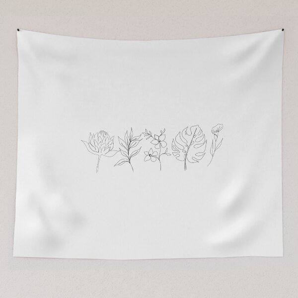 Item preview, Big set of flowers and plants continuous line drawing. One line art. minimalism sketch, idea for invitation, design of instagram stories and highlights icons designed and sold by Sunshine2504.
