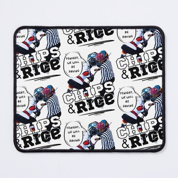 Item preview, Tonight We Will Be Having Chips And Rice Hockey designed and sold by 133DandC.