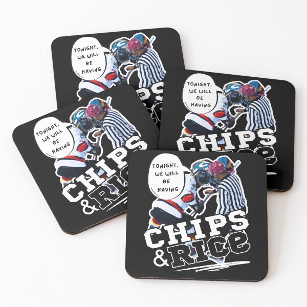 Item preview, Tonight We Will Be Having Chips And Rice Hockey designed and sold by 133DandC.