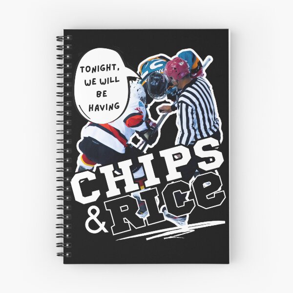 Item preview, Tonight We Will Be Having Chips And Rice Hockey designed and sold by 133DandC.