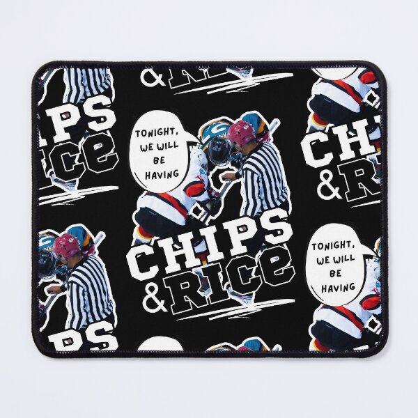 Item preview, Tonight We Will Be Having Chips And Rice Hockey designed and sold by 133DandC.