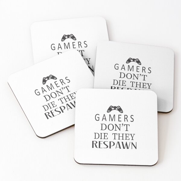 Item preview, Gamers Dont Die They Respawn designed and sold by ASSOUKI9.