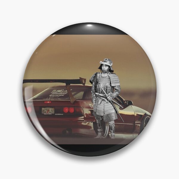 Item preview, Samurai near Jdm car (old school photo) designed and sold by Mad-Boy.