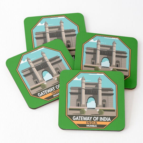 Item preview, Gateway of India Mumbai India Badge designed and sold by KrisSidDesigns.
