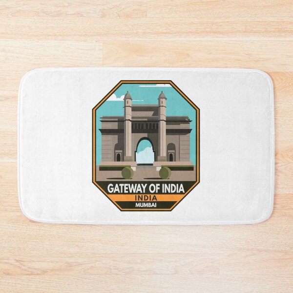Item preview, Gateway of India Mumbai India Badge designed and sold by KrisSidDesigns.