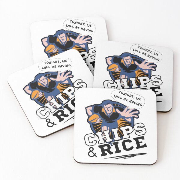 Item preview, Tonight We Will Be Having Chips And Rice Rugby designed and sold by 133DandC.