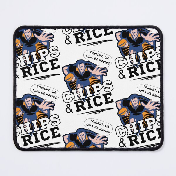 Item preview, Tonight We Will Be Having Chips And Rice Rugby designed and sold by 133DandC.