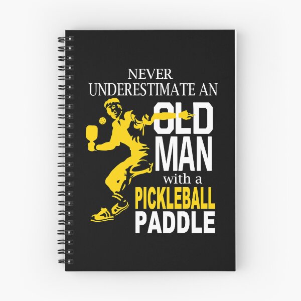 Item preview, Never Underestimate Old Man With Pickleball Paddle designed and sold by tamara-art.