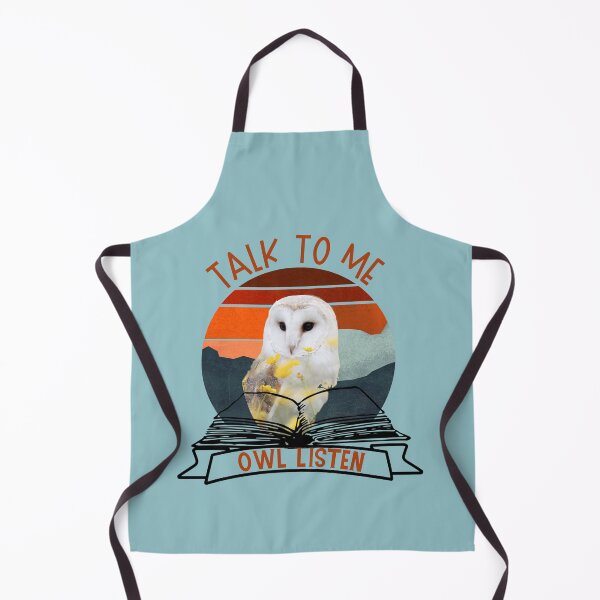 Item preview, Talk to me Owl Listen, Owlways Reading with Book is Gift for Book lover and Birthdays, Winterowl designed and sold by DiensDesign.