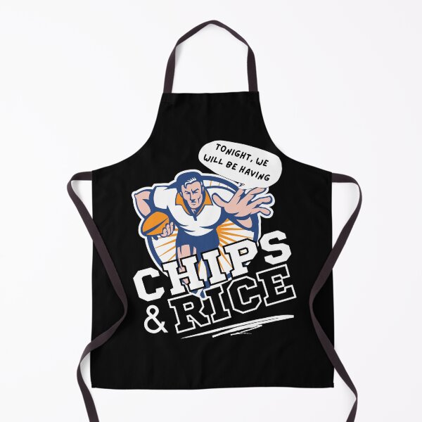 Item preview, Tonight We Will Be Having Chips And Rice Rugby designed and sold by 133DandC.