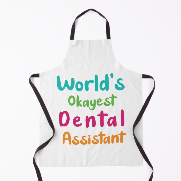 Item preview, World's Okayest Dental Assistant funny sticker gift idea for dental assistant designed and sold by GhostAmine.