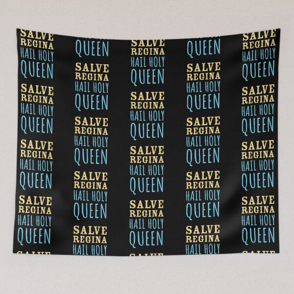 Item preview, Salve Regina Hail Holy Queen Latin Mass Catholic Prayer designed and sold by IceCreamMuseum.