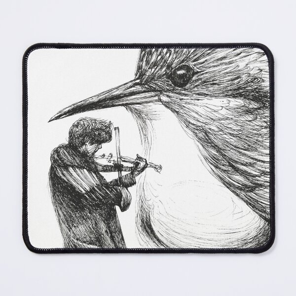 Item preview, The musician and the bird, Adriel Pérez, Backroom Art designed and sold by The Sr Corchea Backroom Art.