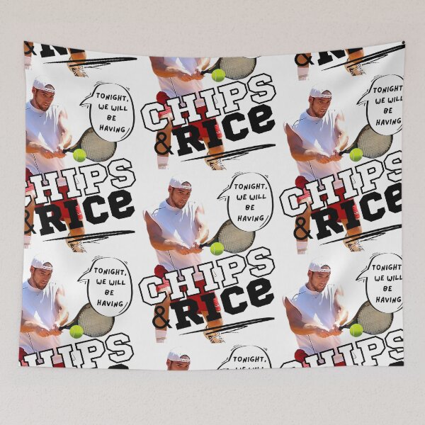 Item preview, Tonight We Will Be Having Chips And Rice Tennis designed and sold by 133DandC.