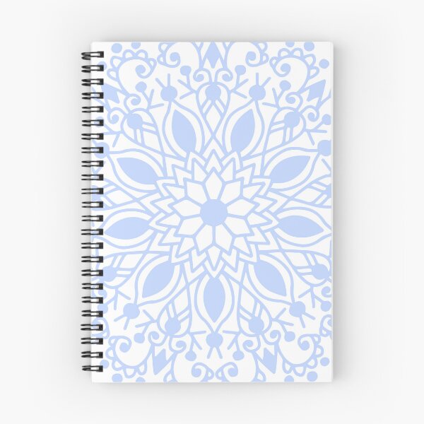 Item preview, Copo de nieve navideño Mandala azul claro suave designed and sold by Cawaiico.