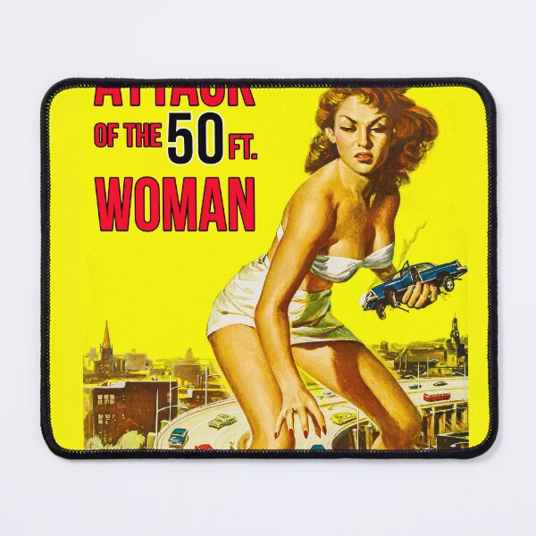 Item preview, Attack of the 50 Foot Woman (1958) Wall Art Retro Movie designed and sold by TeeARTHY.