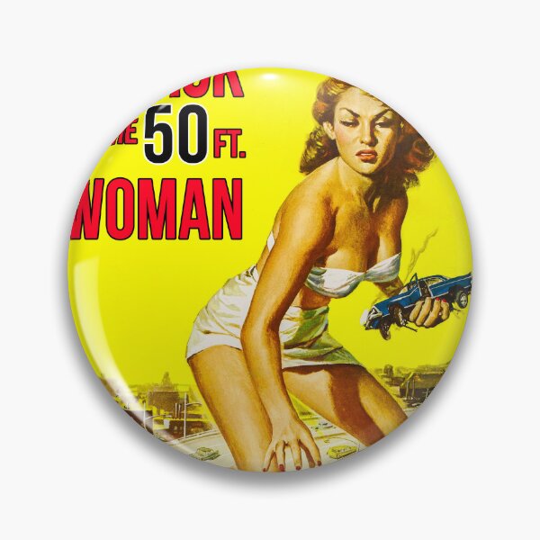 Item preview, Attack of the 50 Foot Woman (1958) Wall Art Retro Movie designed and sold by TeeARTHY.