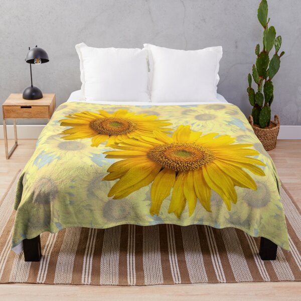 Item preview, Sunflowers on sunflowers - floral designed and sold by MarionsArt.