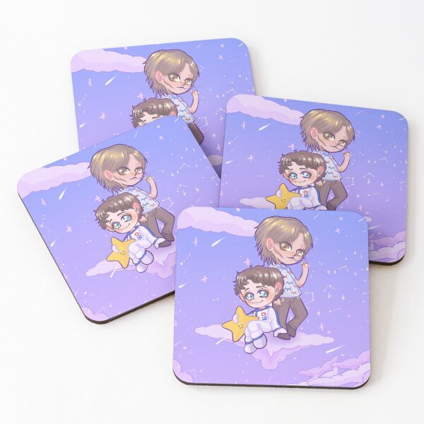 Item preview, Nigel and Adam Chibi SpaceDogs Variant A designed and sold by amandu.