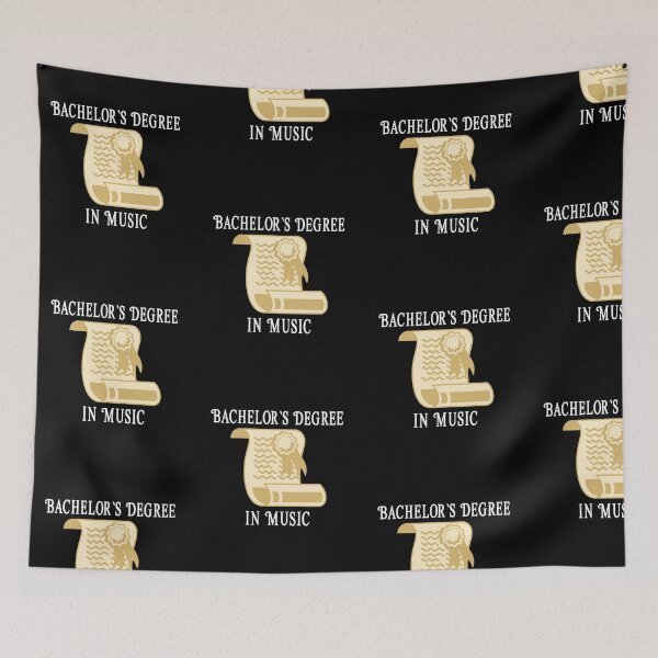 Item preview, Bachelors Degree in Music - University - College Graduation - Graduatees designed and sold by GraduaTees.