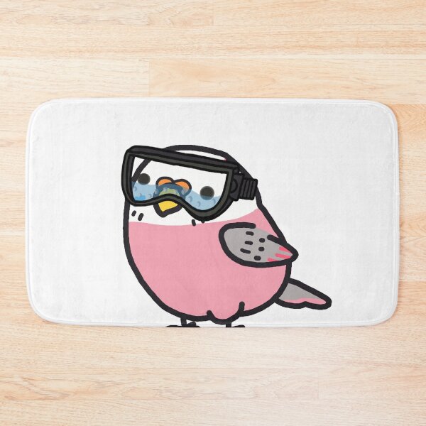 Item preview, pink white bird designed and sold by spiewolf.