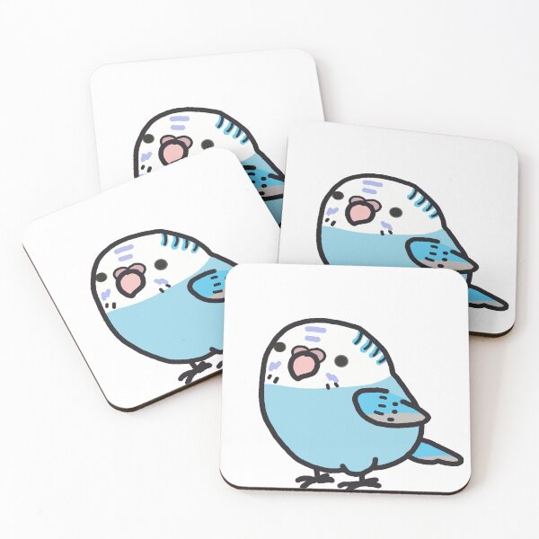 Item preview, white blue bird designed and sold by spiewolf.