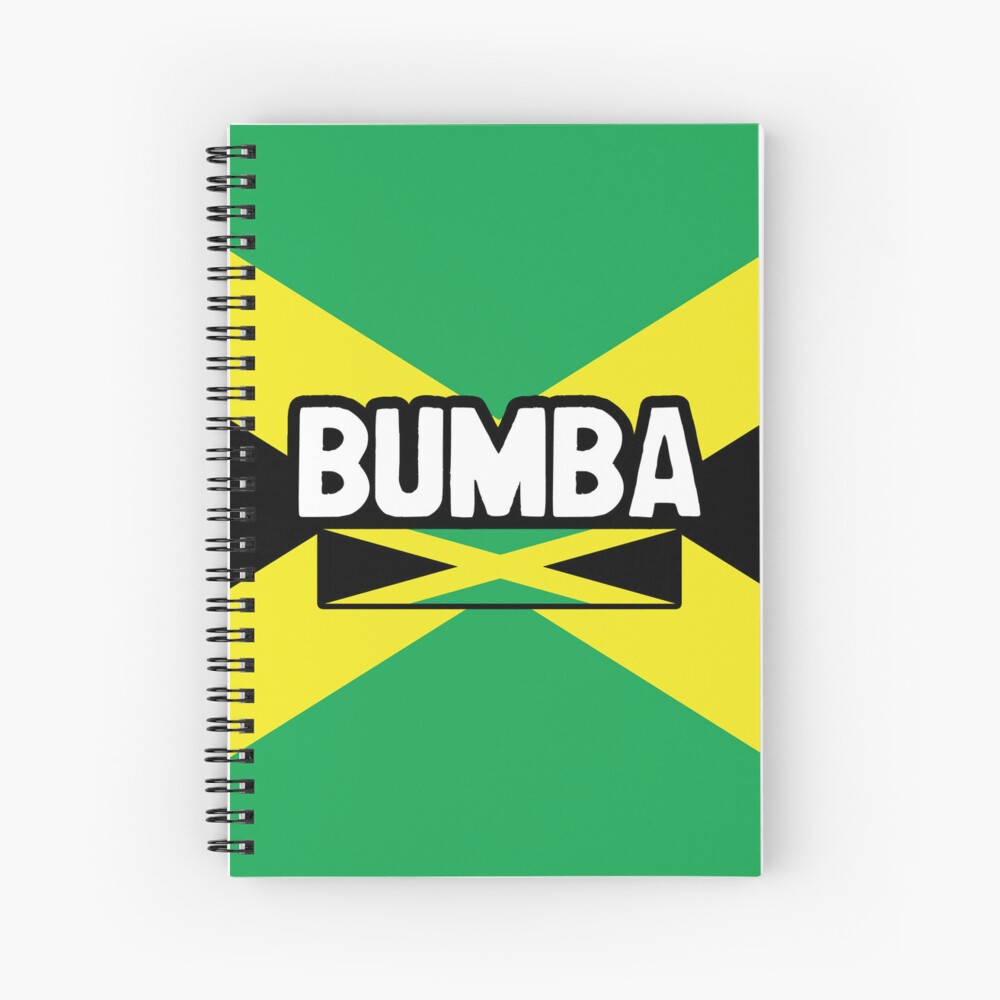 Collega Sociaal komen Bumba | Jamaican Curse Words | Jamaican Patois | Jamaican Slang | Big Up  Jamaica" Spiral Notebook for Sale by BigUpJamaica | Redbubble