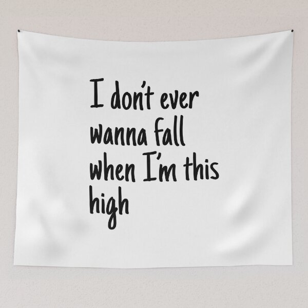 Item preview, I don't Ever Wanna Fall When I'm this High designed and sold by chanzds.