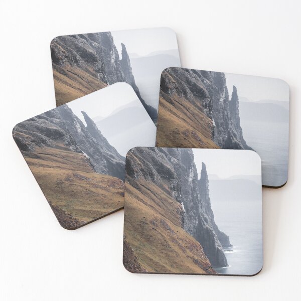 Item preview, Dramatic Cliff Monolith Witches Finger Faroe Island designed and sold by PhotosByVille.