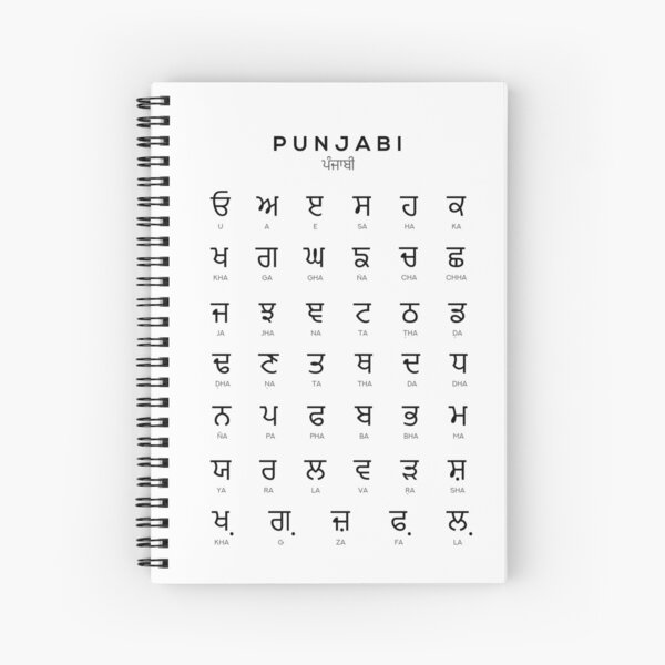 Hindi Alphabet Chart Hindi Varnamala Language Chart White