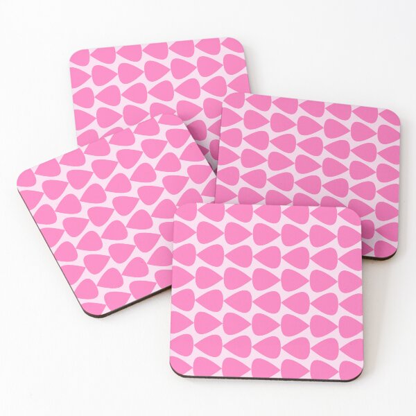 Item preview, Plectrum Mini Geometric Abstract Pattern in Bright Pink and Light Pink designed and sold by kierkegaard.