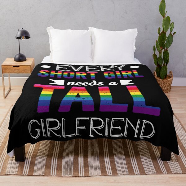 Item preview, Every Short Girl Needs Tall Girlfriend LGBT Valentines Day designed and sold by NanoYell.