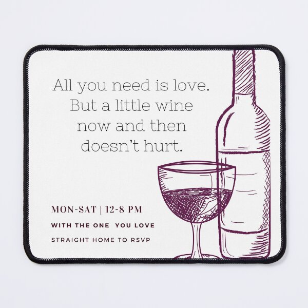 Item preview, love and wine designed and sold by NakedspoonMedia.