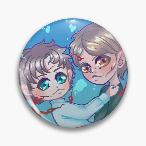 Item preview, Hannigram after the Fall Hannibal finale Kawaii Chibi Art designed and sold by amandu.