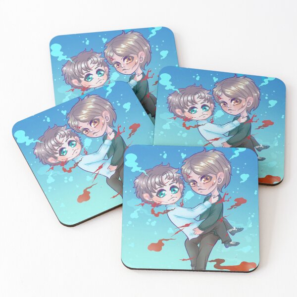 Item preview, Hannigram after the Fall Hannibal finale Kawaii Chibi Art designed and sold by amandu.